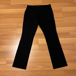 Old Navy Mid-Rise Khakis, Black, Size 12 Long